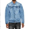 Premium Black Washed Denim Jacket