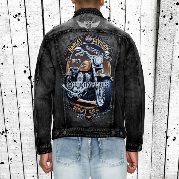 Premium Black Washed Denim Jacket