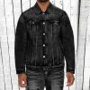 Premium Black Washed Denim Jacket