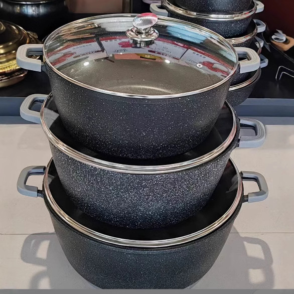 Premium Non-Stick Granite Cookware Set
