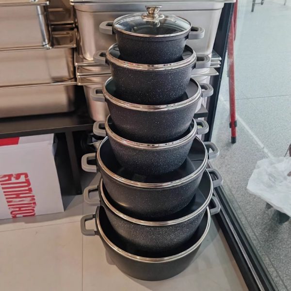 Premium Non-Stick Granite Cookware Set