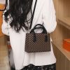 Elegant Checkered Handbag