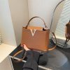 Simple V-Shaped Decorative Handbag