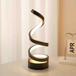 Modern Spiral LED Table Lamp